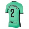 Atletico Madrid Jose Gimenez #2 3rd Trikot 2023-24 Kurzarm